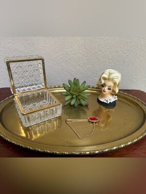 Vintage Brass Tray